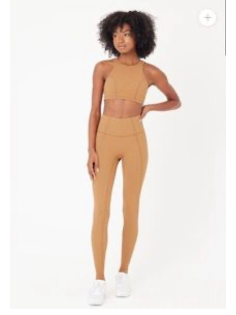 GiGi C Ava Leggings|Tan|Medium|NWT|